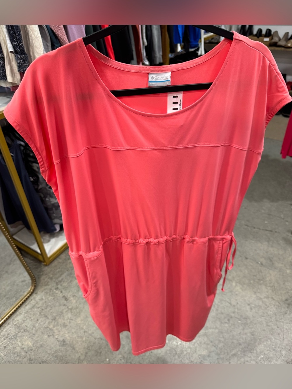 Columbia Women’s Coral Drawstring Waist Short-Sleeve Dress